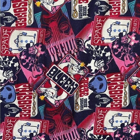 LuLaRoe Women’s XS Randy Baseball Tee Disney Villains Raglan Sleeves Loungewear - Picture 4 of 16